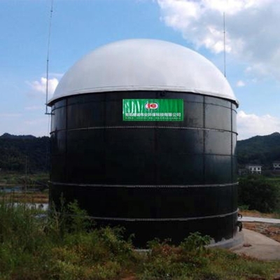 Installation sur site réservoir de fermentation de biogaz épaisseur 0,5 à 2,0 mm