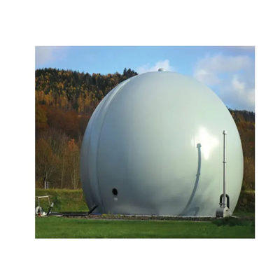 Récipient de gaz de biogaz à commande automatique avec matériaux anticorrosion
