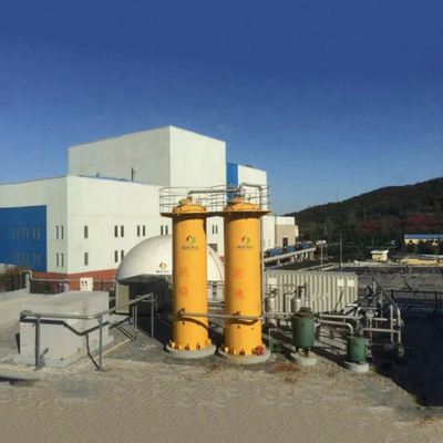 Une usine de purification du biogaz d'acier assurant un carburant industriel propre et fiable