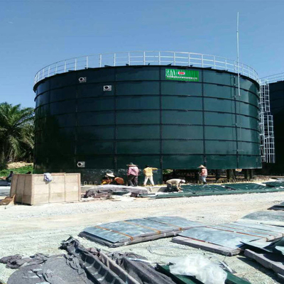 Usines 1 de MW de biogaz de centrale renouvelables de réacteur anaérobie