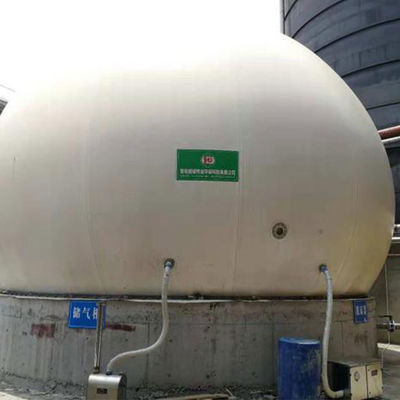 qualité  PES PVC PDFE Double Membrane Biogas Holder Gas Holder In Biogas Plant usine