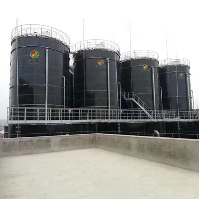 Équipement anaérobie de biogaz de capacité de fosse septique de digesteur