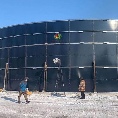 Réservoir de digestion anaérobie mobile pour le traitement des eaux usées municipales