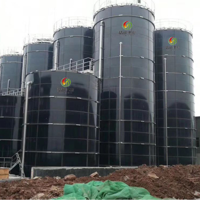 Équipement industriel de digestion anaérobie avec surface lisse et polonaise