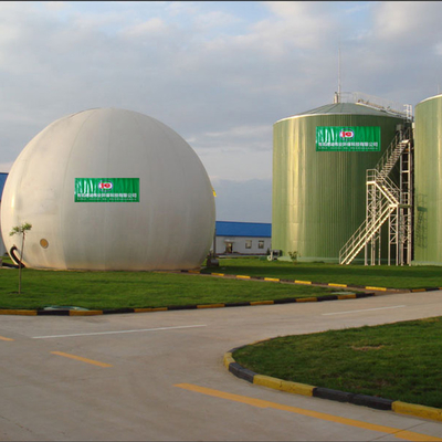 Double support rond adapté aux besoins du client de biogaz de membrane avec la longue durée de vie