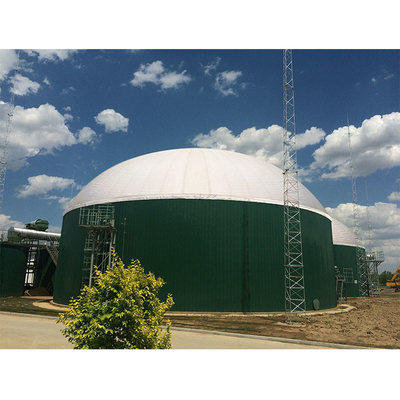 Récipient de gaz de biogaz à commande automatique pour le biogaz et les eaux usées facile à installer