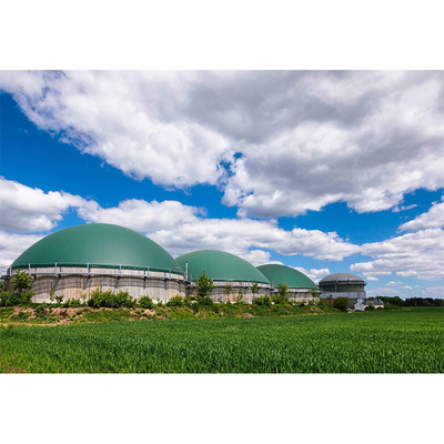 Réservoir de stockage de gaz à double membrane flexible anti-corrosion avec matériau PES/PVC/PDFE
