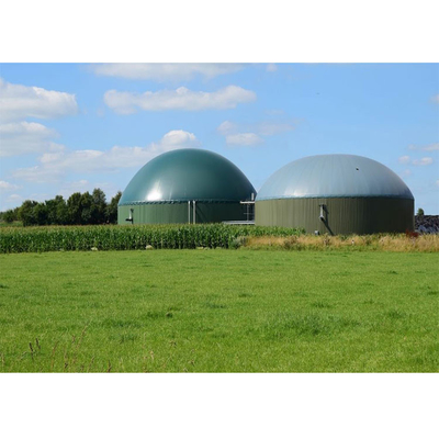Réservoir automatique de gaz de biogaz avec matériau PES/PVC/PDFE résistant à la corrosion