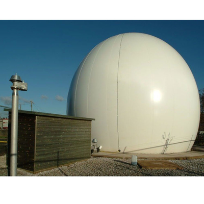 Réservoir automatique de gaz de biogaz avec matériau PES/PVC/PDFE résistant à la corrosion
