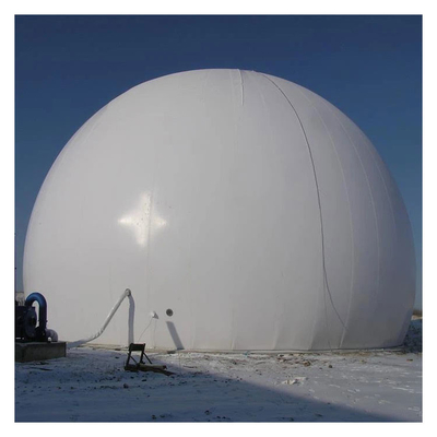 Réservoir automatique de gaz de biogaz avec matériau PES/PVC/PDFE résistant à la corrosion