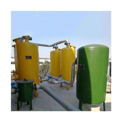 Système de purification du biogaz à désulfuration sèche avec contrôle automatique de l'efficacité