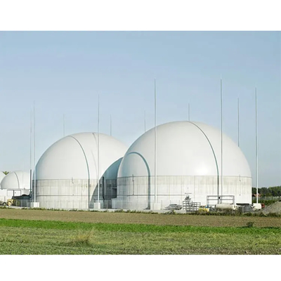 PES PVC PDFE Matériau détenteur de gaz de biogaz anti-rouille pour le gaz de stockage
