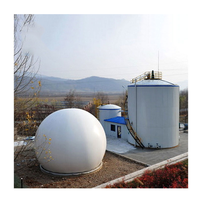 support de gaz de biogaz de film du double 880m3 réutilisant l'anti corrosion