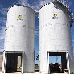 Biogaz anaérobie du réacteur à lit fluidisé UASB d'engrais de poulet