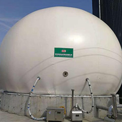 Digestion couvrante de boue anaérobie de flux ascendant de réacteur du biogaz EGSB pour l'engrais de poulet