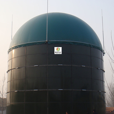 Zone de commande fortement volatile de cuve de stockage de méthane de PVC de support de biogaz