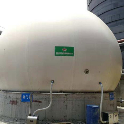 Zone de commande fortement volatile de cuve de stockage de méthane de PVC de support de biogaz