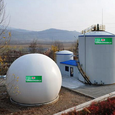 Zone de commande fortement volatile de cuve de stockage de méthane de PVC de support de biogaz
