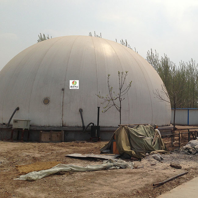 Zone de commande fortement volatile de cuve de stockage de méthane de PVC de support de biogaz