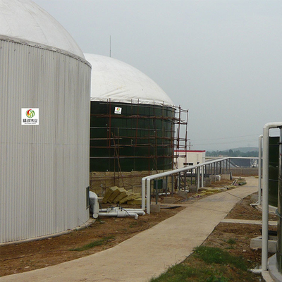Zone de commande fortement volatile de cuve de stockage de méthane de PVC de support de biogaz