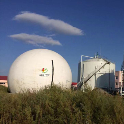 Double support rond de biogaz de membrane avec réutiliser l'avantage