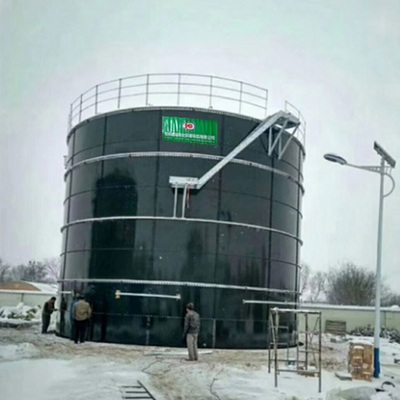 Réservoir anaérobie de digesteur de réacteur de CSTR pour les usines de rotation de traitement des eaux résiduaires